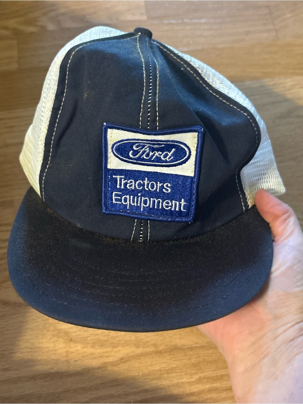 Vintage Ford Tractors Patch SnapBack Hat Mesh Trucker